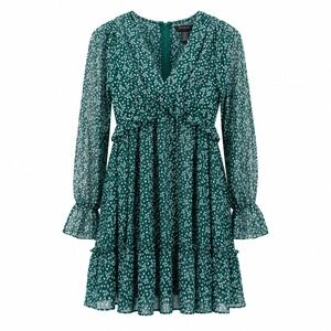 B Darlin Floral Dress 0 Polyester Cottagecore Fairycore Romantic Boho Mini
